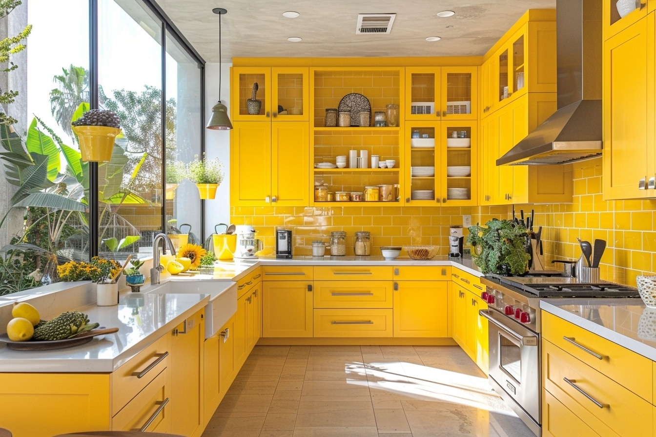 Le jaune : joyeux et stimulant